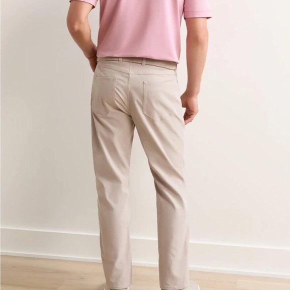 Peter Millar eb66 Performance Five Pocket Pants Light Tan Men’s Size 35/32